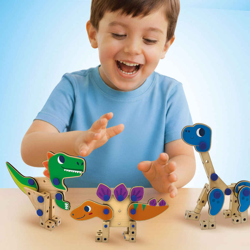 SES Creative Brix Junior, byggelegetøj - Dinosaurer