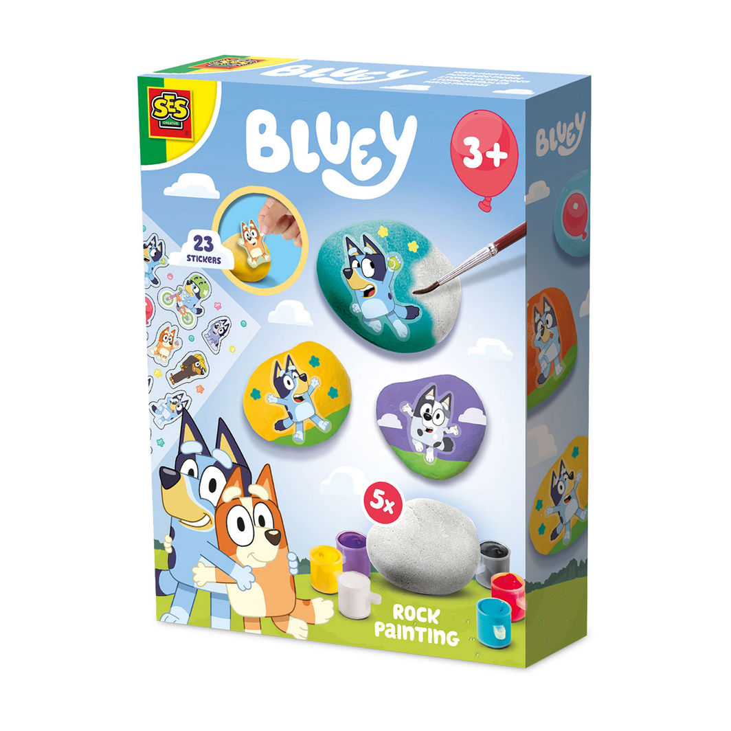 SES Creative Bluey, Mal på sten