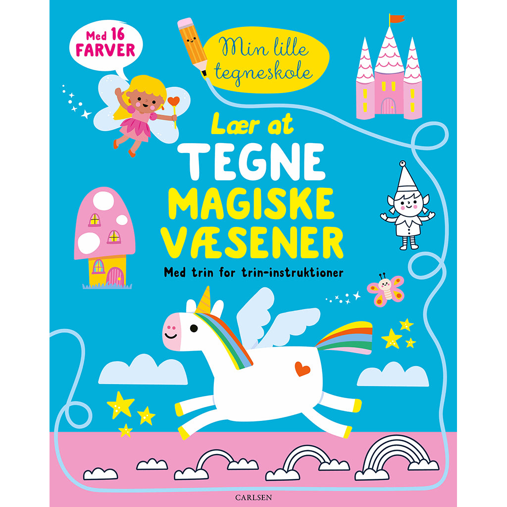 Lær at tegne magiske væsener - med trin for trin-instruktioner