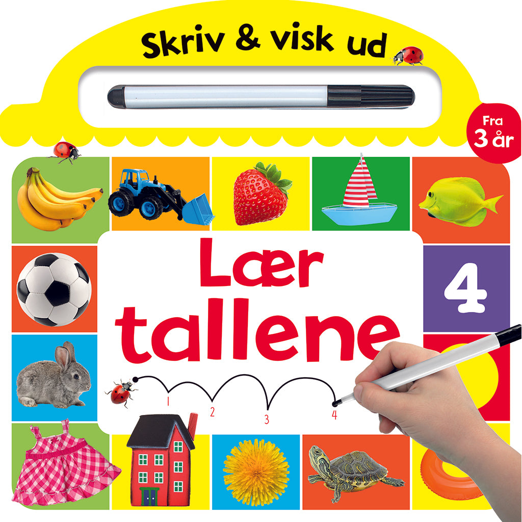 Skriv og visk ud - Lær tallene