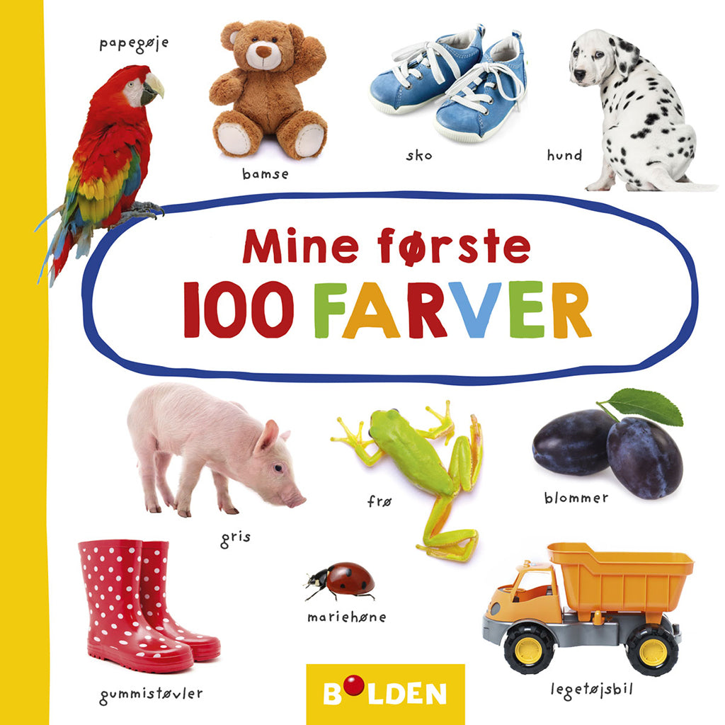 Forlaget Bolden, papbog - Mine første 100 farver