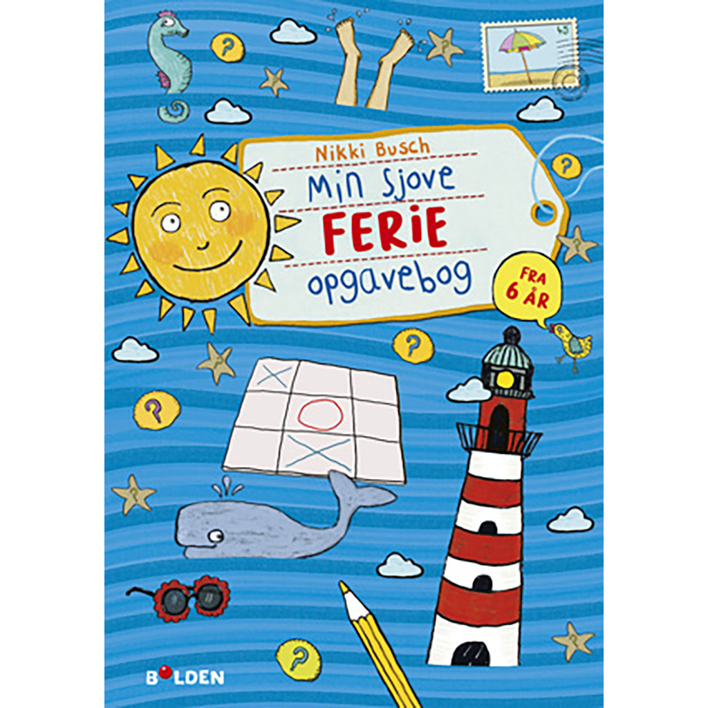 Opgavebog, Min sjove ferie opgavebog - Fra 6 år