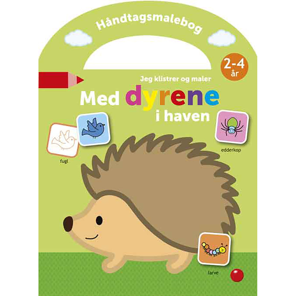 Forlaget Bolden, Håndtagsmalebog – Med dyrene i haven