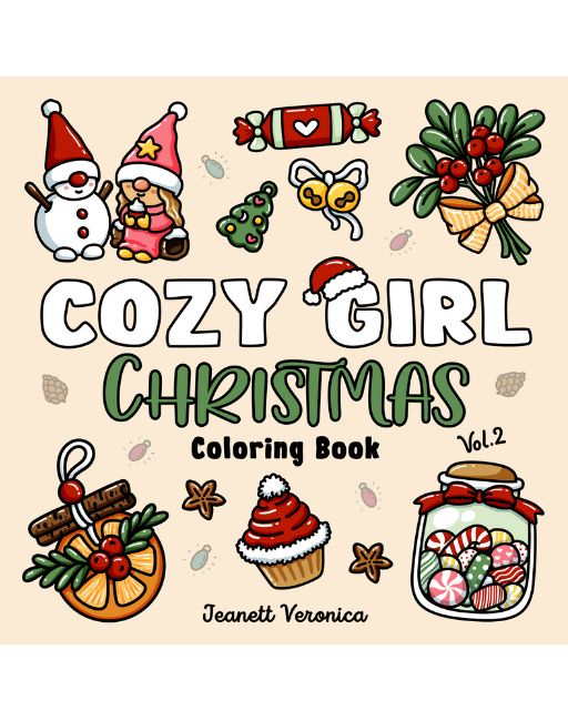 Cozy Girl Christmas Vol. 2, malebog