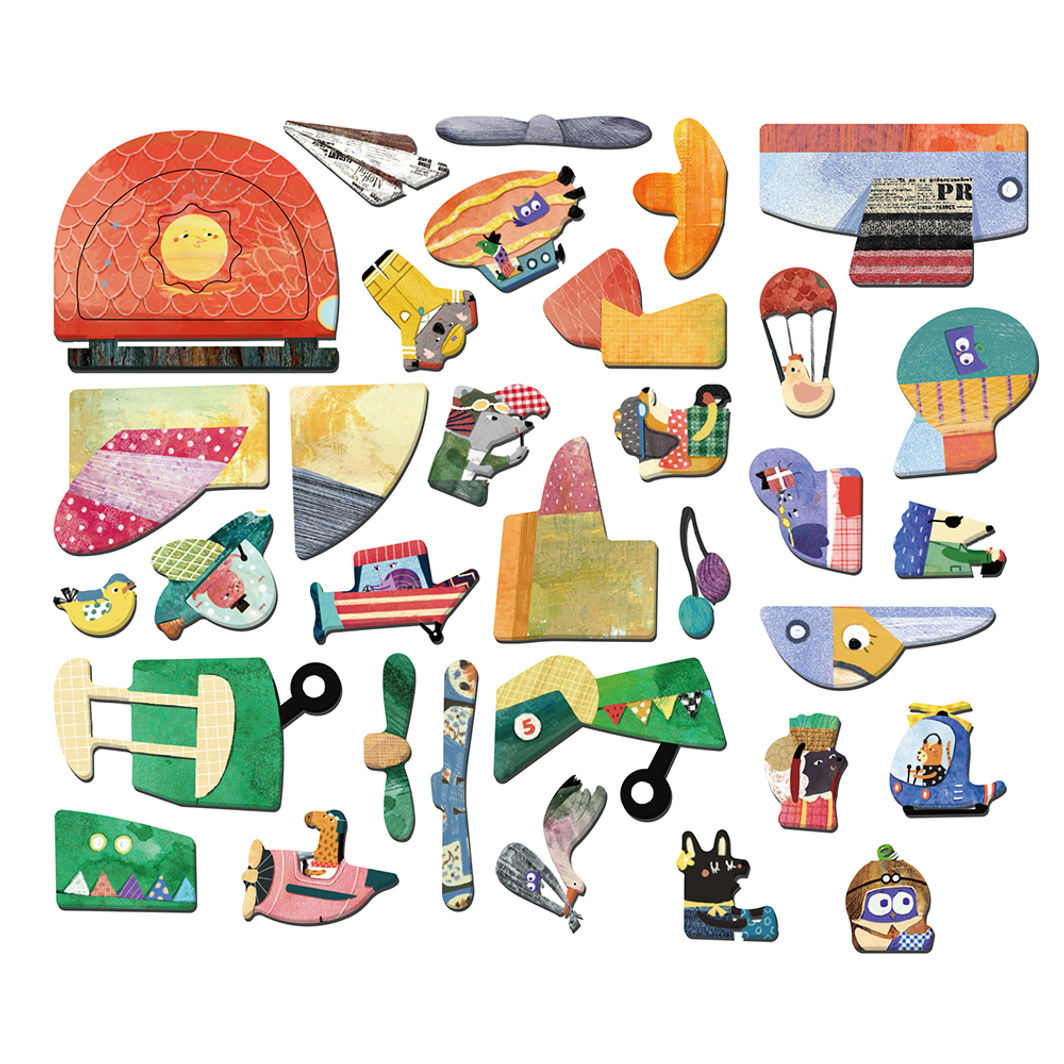 mierEdu Magnetisk rejsesæt, Flyvemaskiner