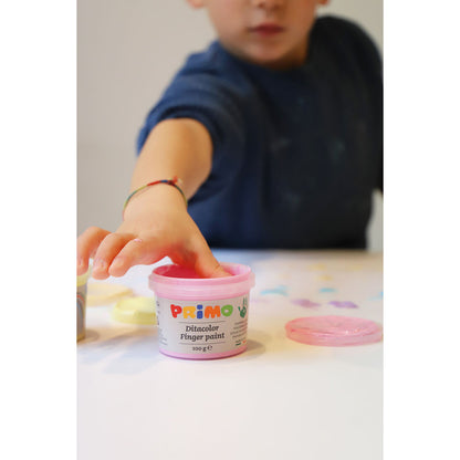 Primo Fingermaling 6 bøtter - Pastel