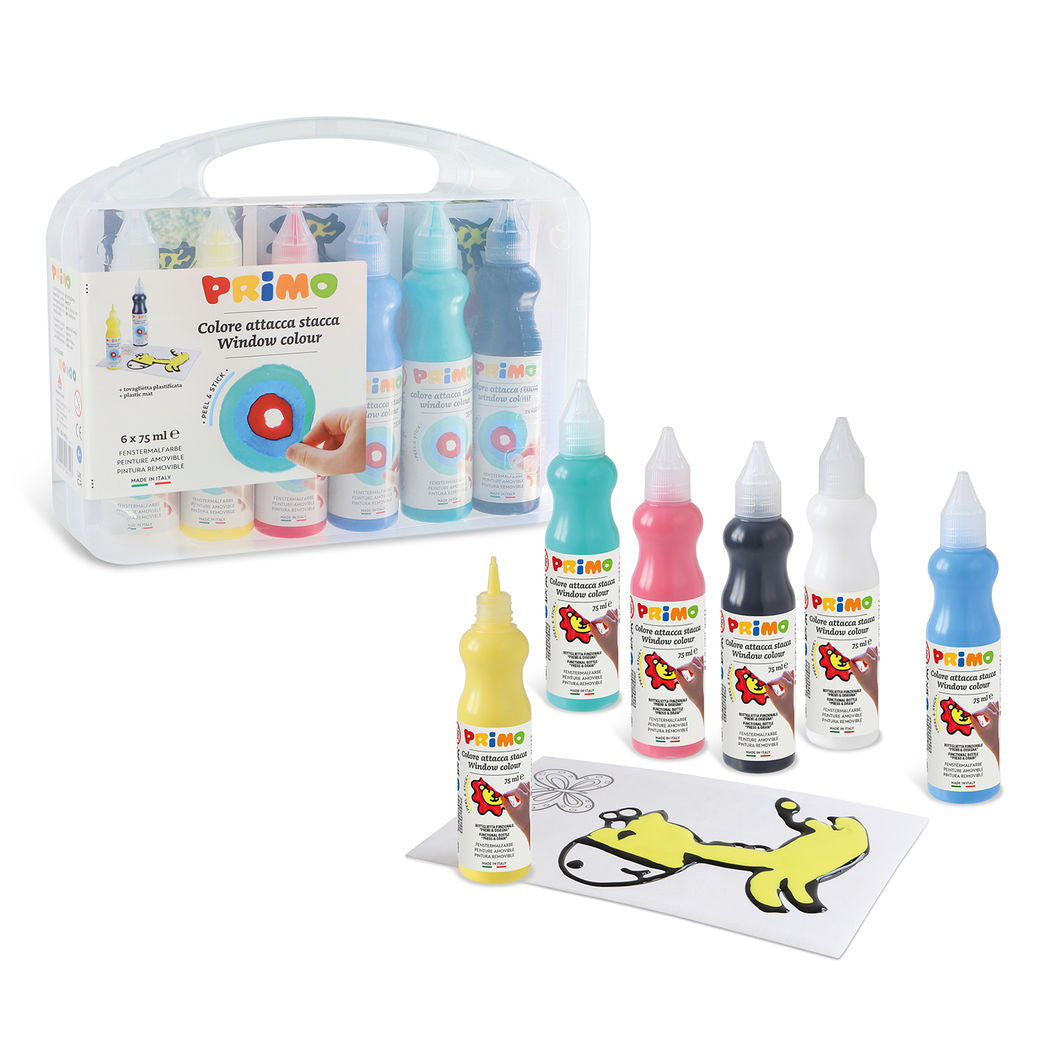 Primo Vinduesmaling - 6 flasker 75 ml