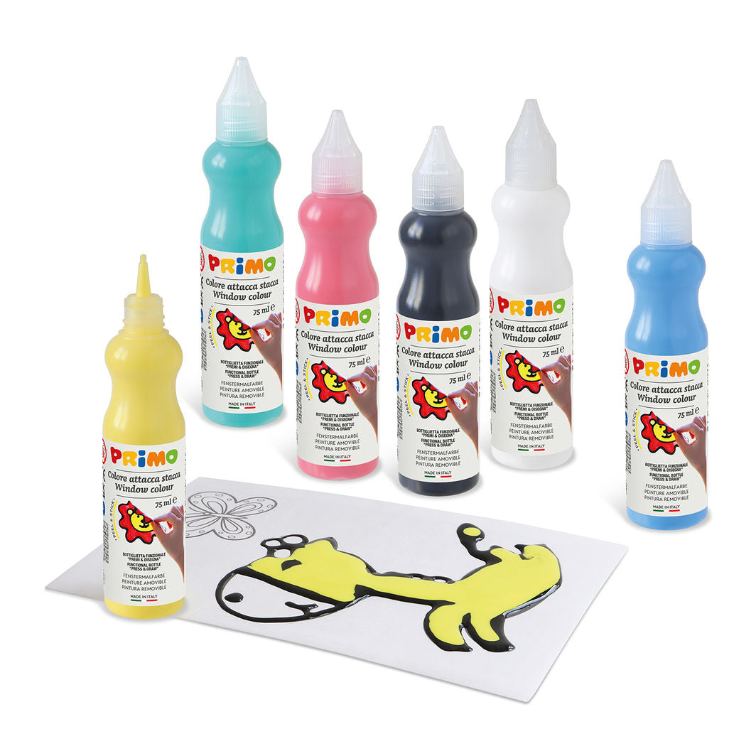 Primo Vinduesmaling - 6 flasker 75 ml