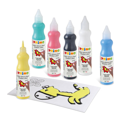 Primo Vinduesmaling - 6 flasker 75 ml