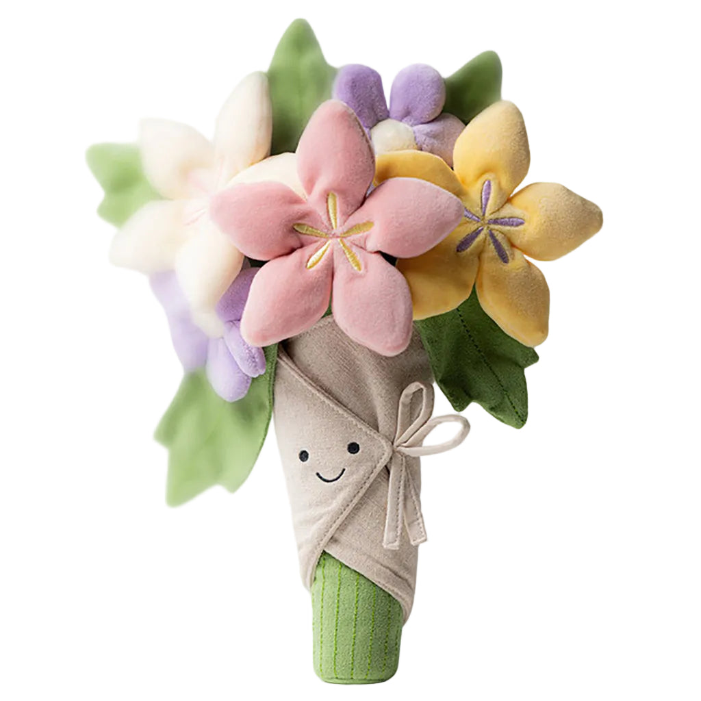 Jellycat bamse, Amuseables blomsterbuket - 31 cm