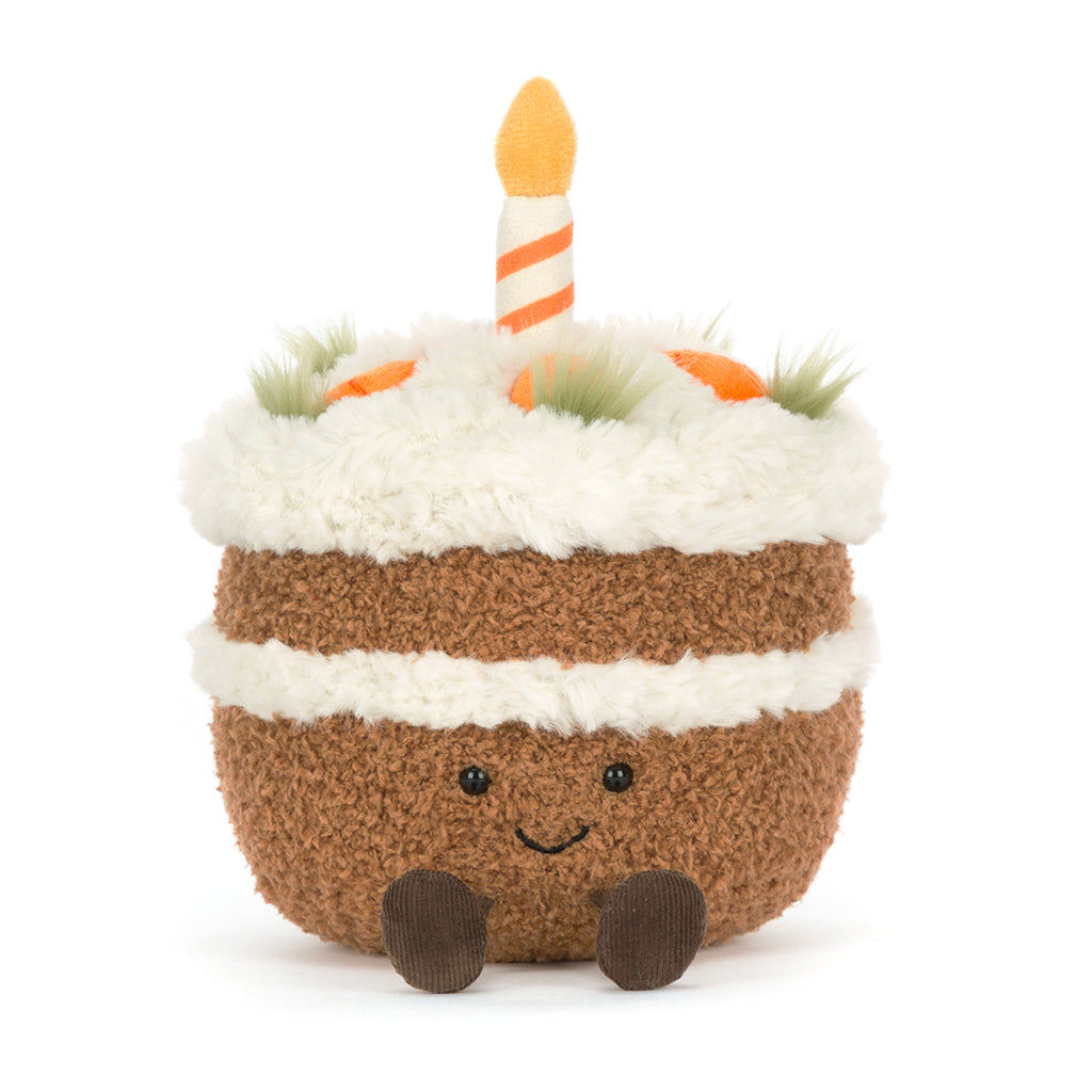 Jellycat bamse, Amuseables Carrot Cake - 15 cm
