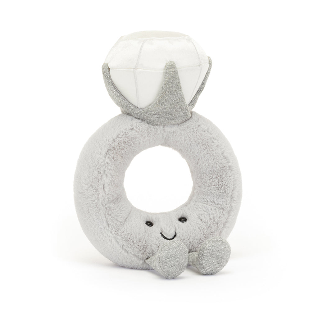 Jellycat bamse, Amuseable Diamond ring - 20 cm