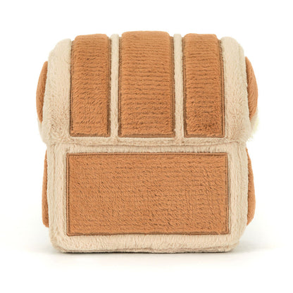 Jellycat bamse,  Amuseables Treasure Chest, skattekiste - 19 cm