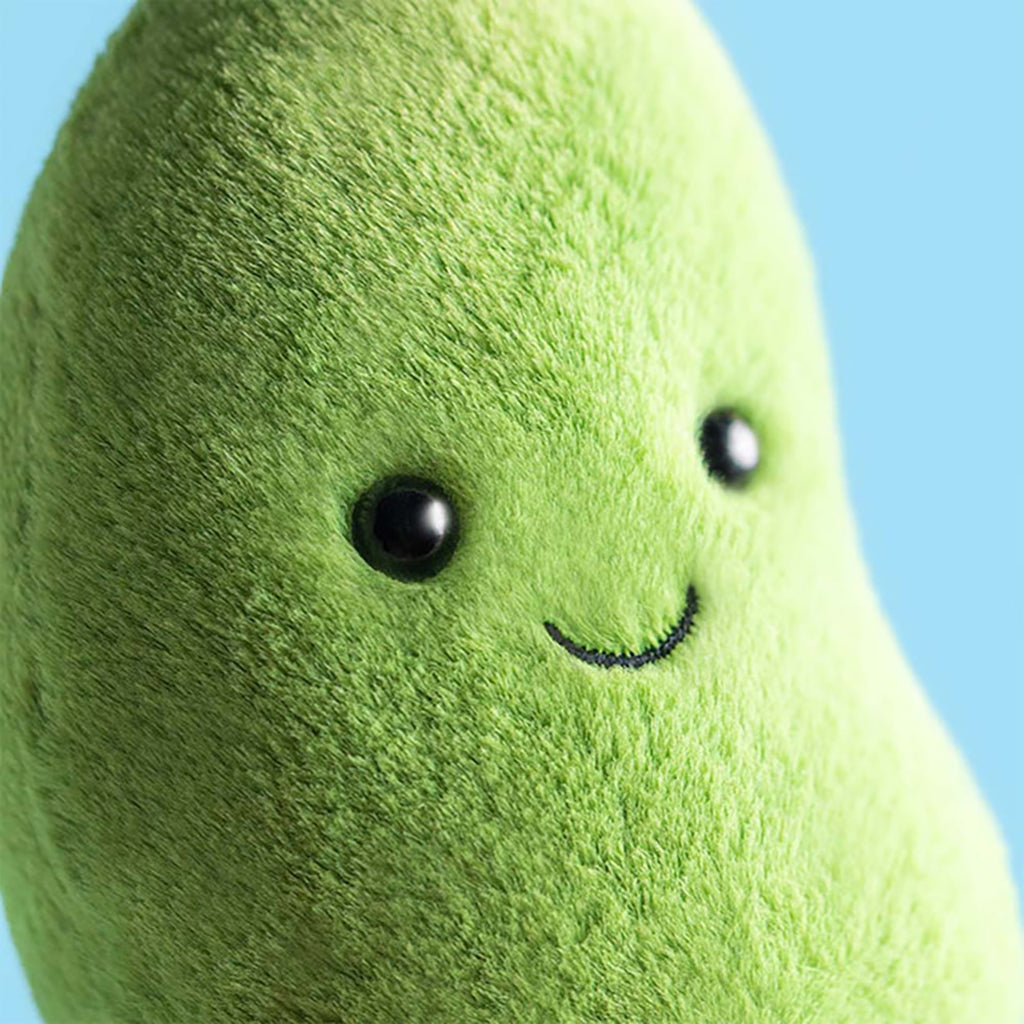 Jellycat bamse, Amuseables Soyella Edamame bønne - 13 cm