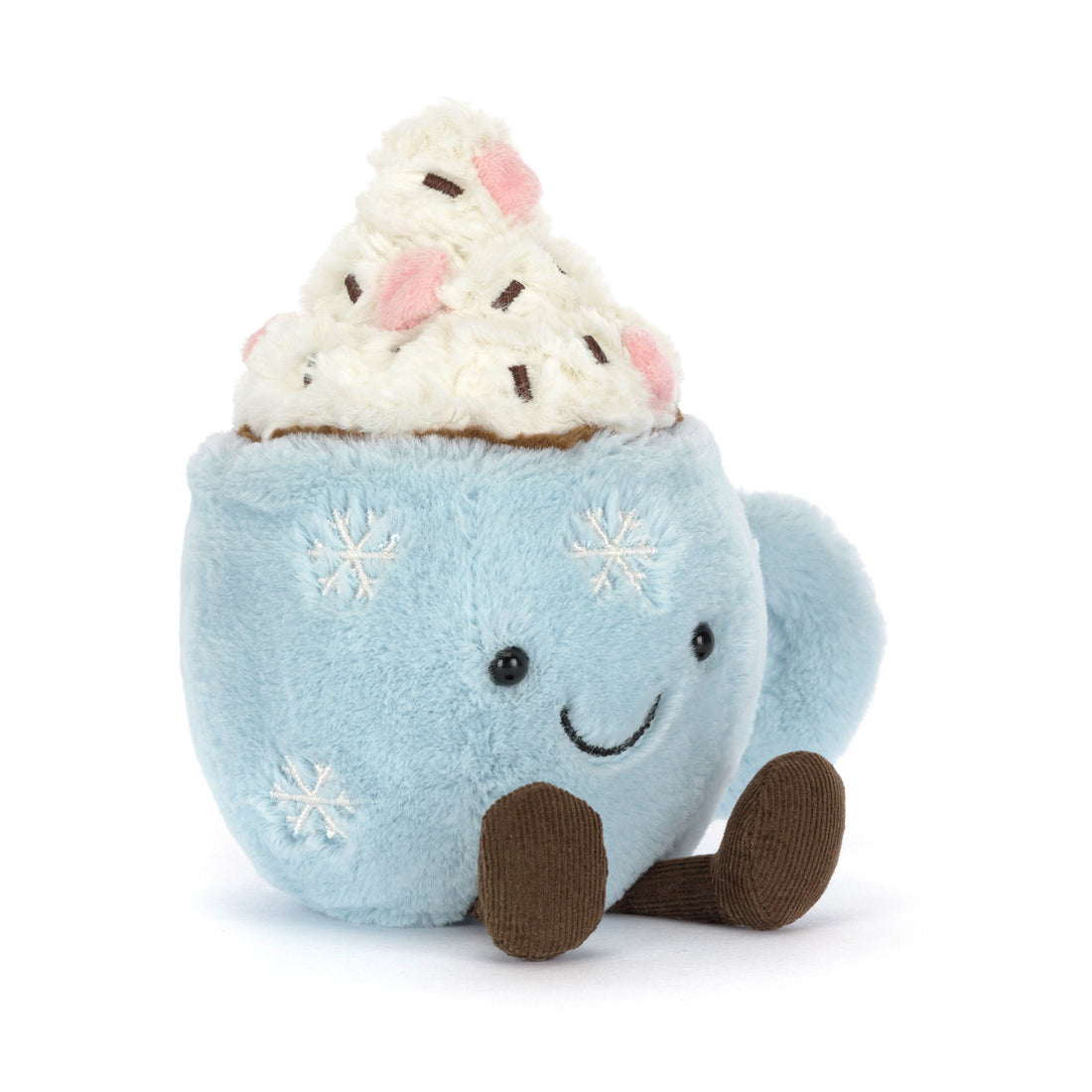 Jellycat Amuseable bamse, Hot chocolate with Marshmallows - 16 cm