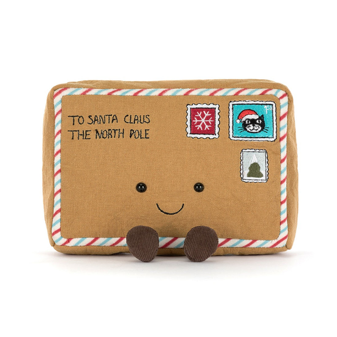 Jellycat jul, Amuseables Brev til julemanden - 18 cm