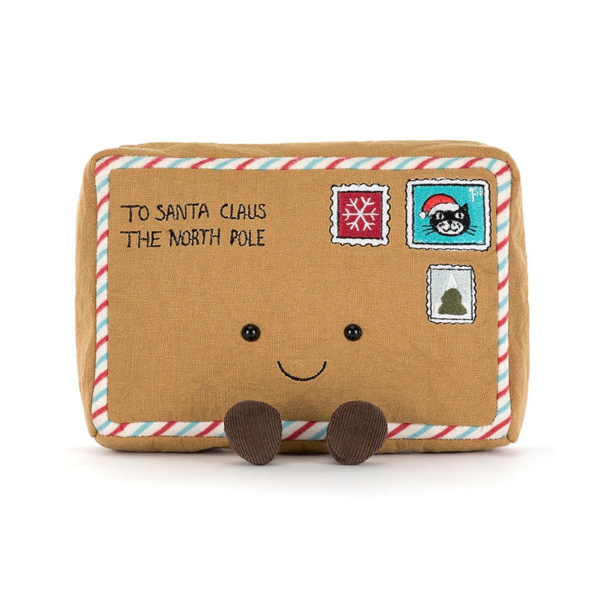 Jellycat jul, Amuseables Brev til julemanden - 18 cm