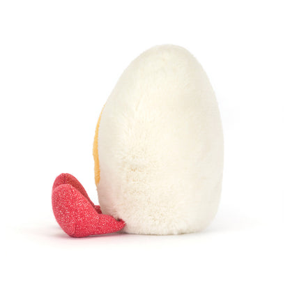 Jellycat bamse, Amuseables Heart boiled egg - 12 cm