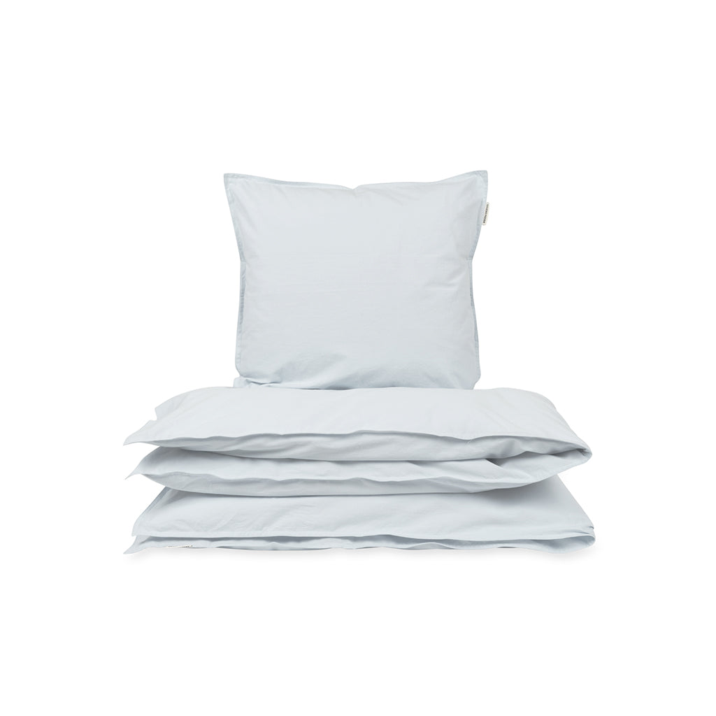 Studio Feder voksensengetøj, økologisk - Light blue