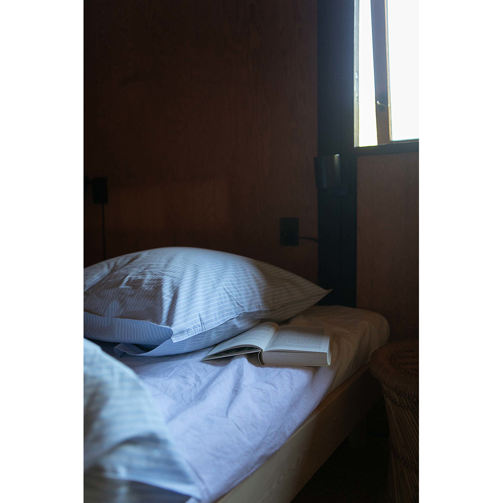 Studio Feder vuxensängkläder, ekologisk percale - Mattress stripe