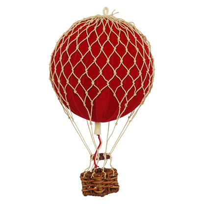 Luftballon, fløjlsrød  - 13 cm