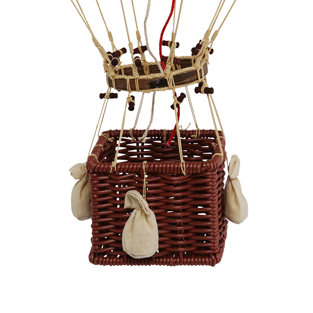 Luftballon, fløjlsgrøn - H: 56 x D: 32 cm