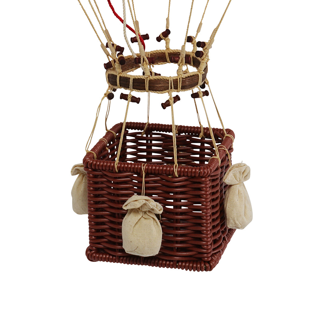 Luftballon, fløjlsrød - H: 56 x D: 32 cm