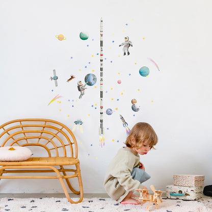 Mimi Lou wallsticker, højdemåler - Space