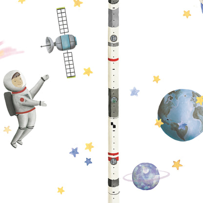 Mimi Lou wallsticker, højdemåler - Space