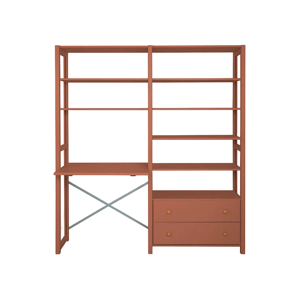 By Aulum Agger Deluxe Stigereol m. skrivebord, flere str. - Rusty