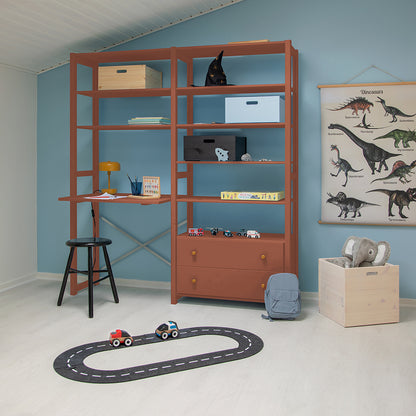 By Aulum Agger Deluxe Stigereol m. skrivebord, flere str. - Rusty