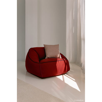 Nobodinoz Arnold armchair sækkestol, Burnt red