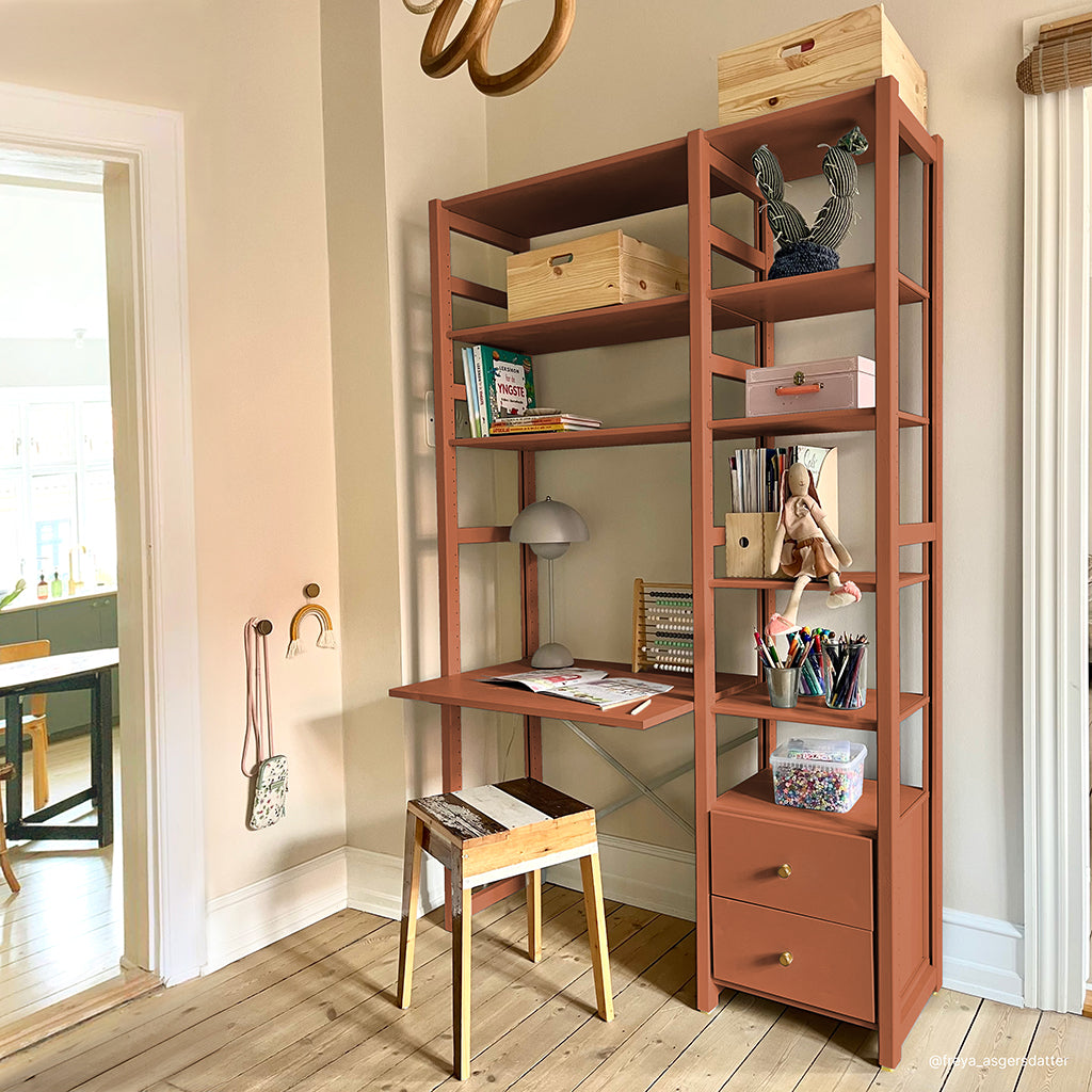 By Aulum Astrup stigereol med skrivebord, flere str. -  Rusty