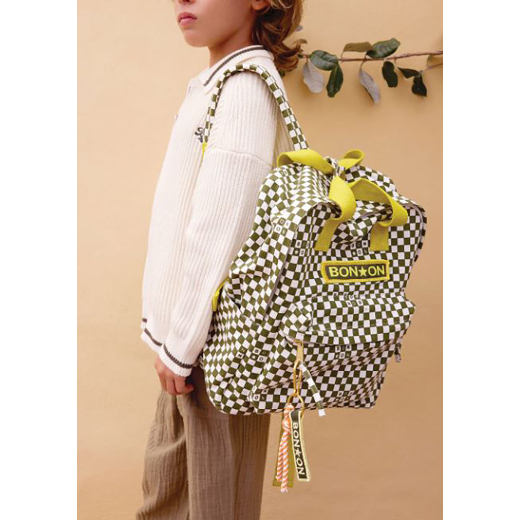 Bonton rygsæk, mellemstor - Damier Vert