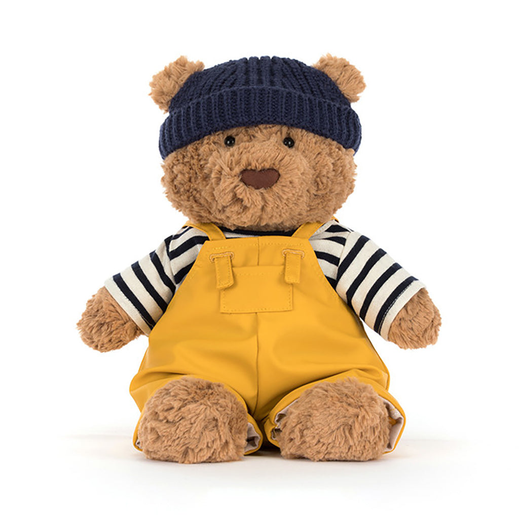 Jellycat bamse, Bartholomew bjørn i sømandstøj - 26 cm