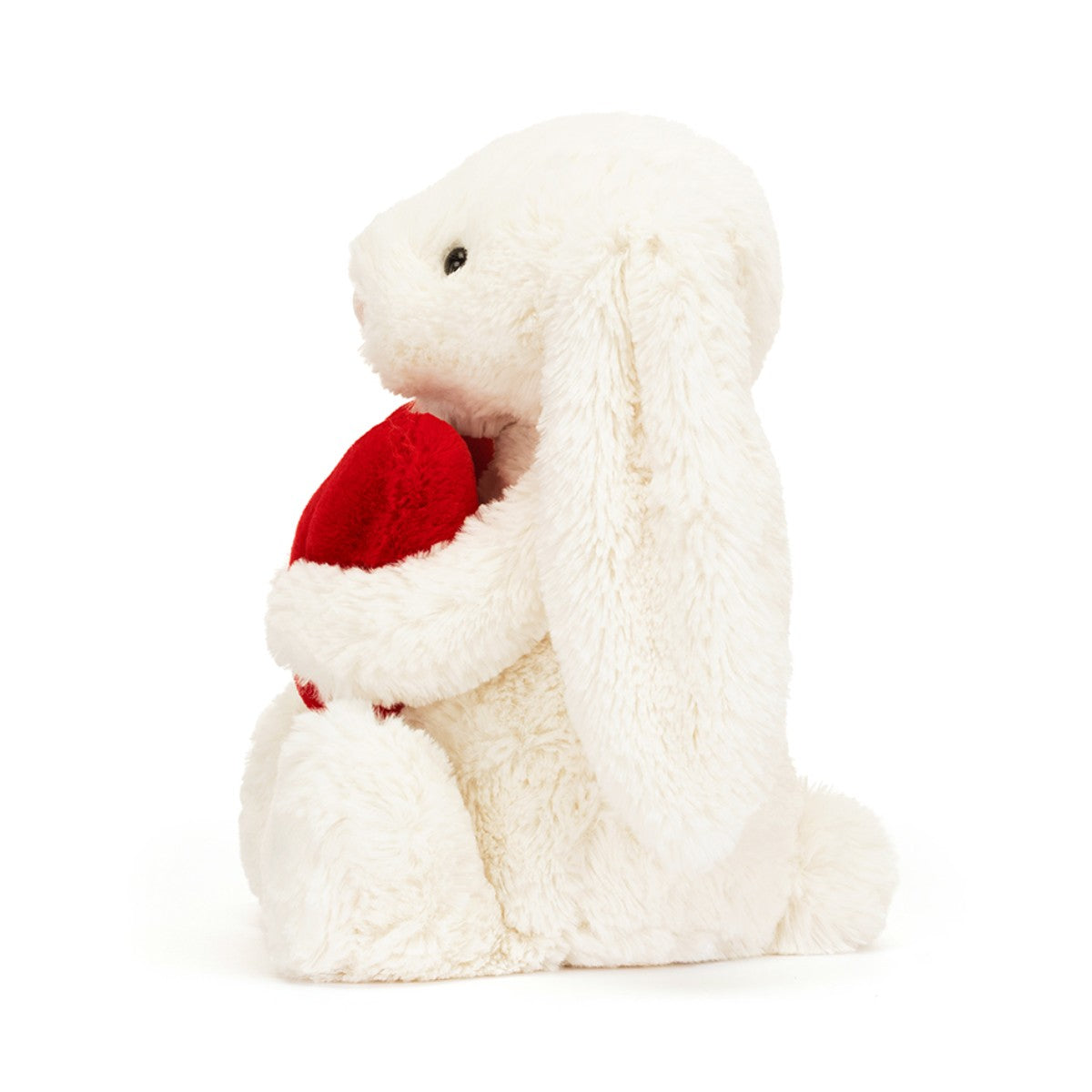 Jellycat bamse, Bashful Creme love m. hjerte - 31 cm