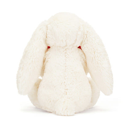 Jellycat bamse, Bashful Creme love m. hjerte - 31 cm