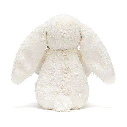 Jellycat bamse, kanin m plante,  Cream Bunny - 31 cm