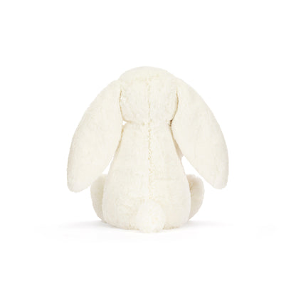 Jellycat bamse, Kanin med rose, Cream bunny - 31 cm