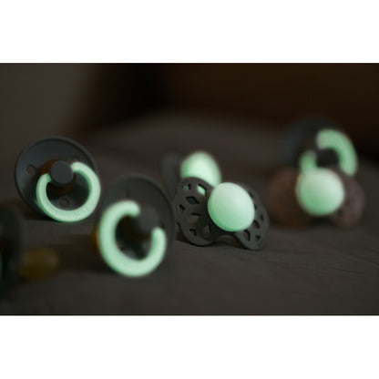 Bibs De Lux 2-pak, sut i latex, str. 2, Blush GLOW/Vanilla GLOW