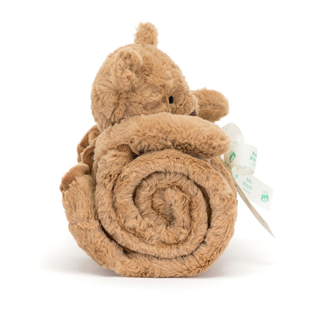 Jellycat tæppe m Bartholomew bjørn, Bear Blankie - 56 x 70 cm