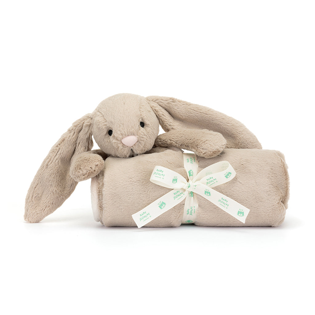 Baby Jellycat tæppe, Bashful kanin, beige - 56 cm