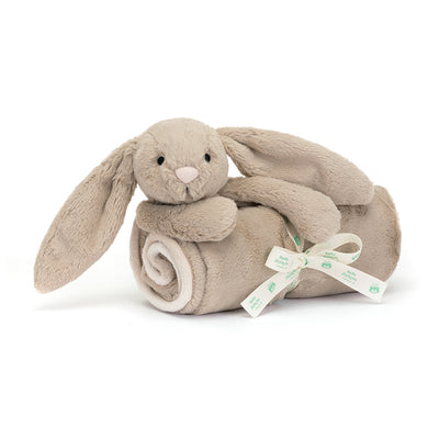 Baby Jellycat tæppe, Bashful kanin, beige - 56 cm