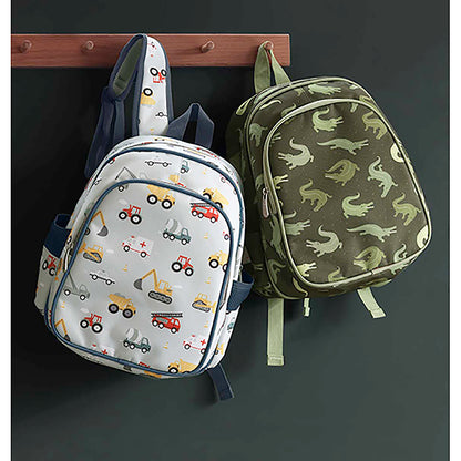 A little lovely company rygsæk, Isoleret forrum - Lyseblå m køretøjer