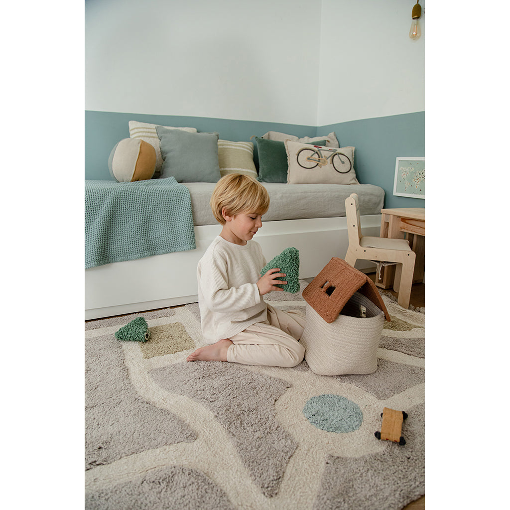 Lorena Canals vaskbart legetæppe, gulvtæppe, EcoCity - 120 x 170 cm