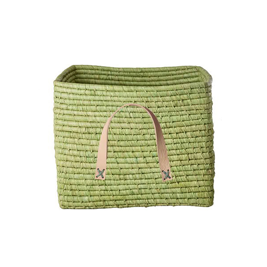 Rice kurv m hank, Apple Green
