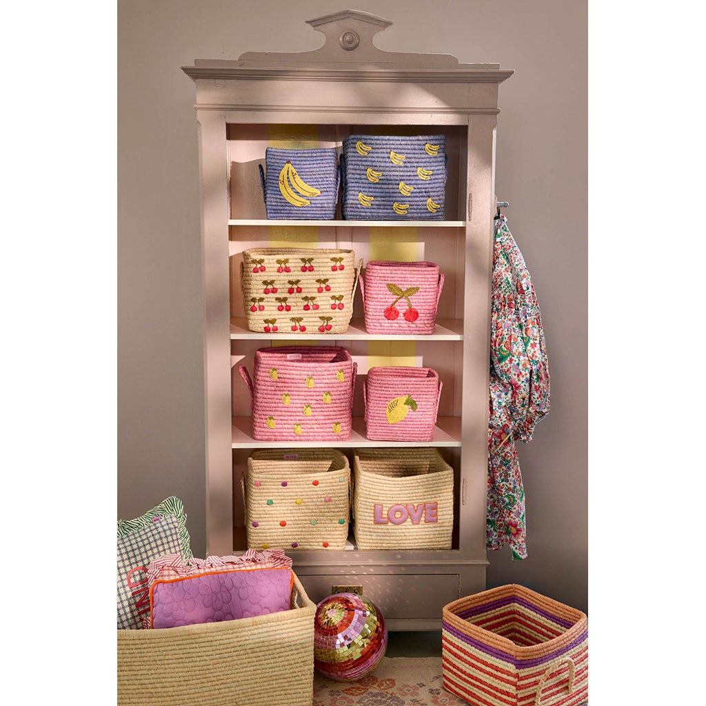 Rice kurv m citroner, Rose