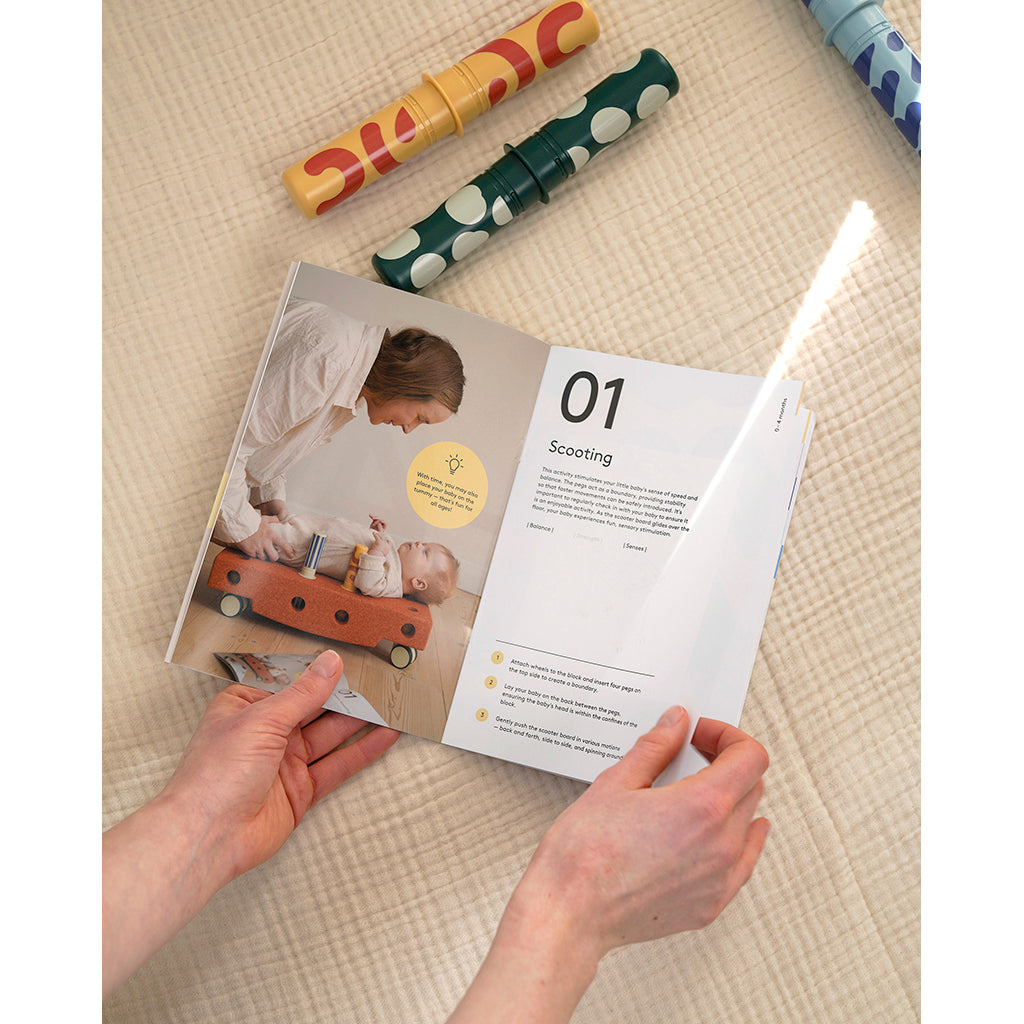 Modu Baby Motoriksæt, Sand grey/ Honey yellow