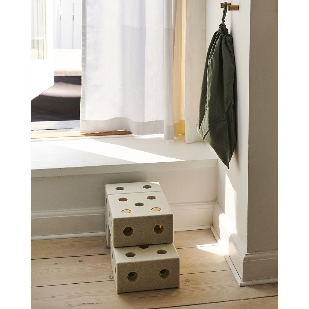 Modu 3-i-1 gåvogn, aktivitetslegetøj i skum - Sand grey/ Honey yellow