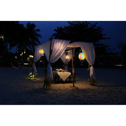 LED Luftballon, Royal Aero blue - 32 cm